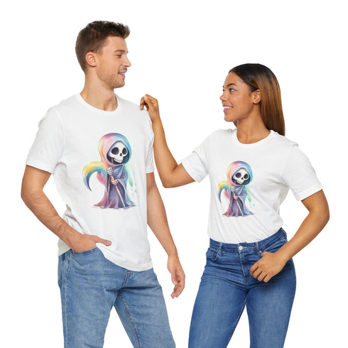 Cute Colorful Reaper - Short Sleeve Tee